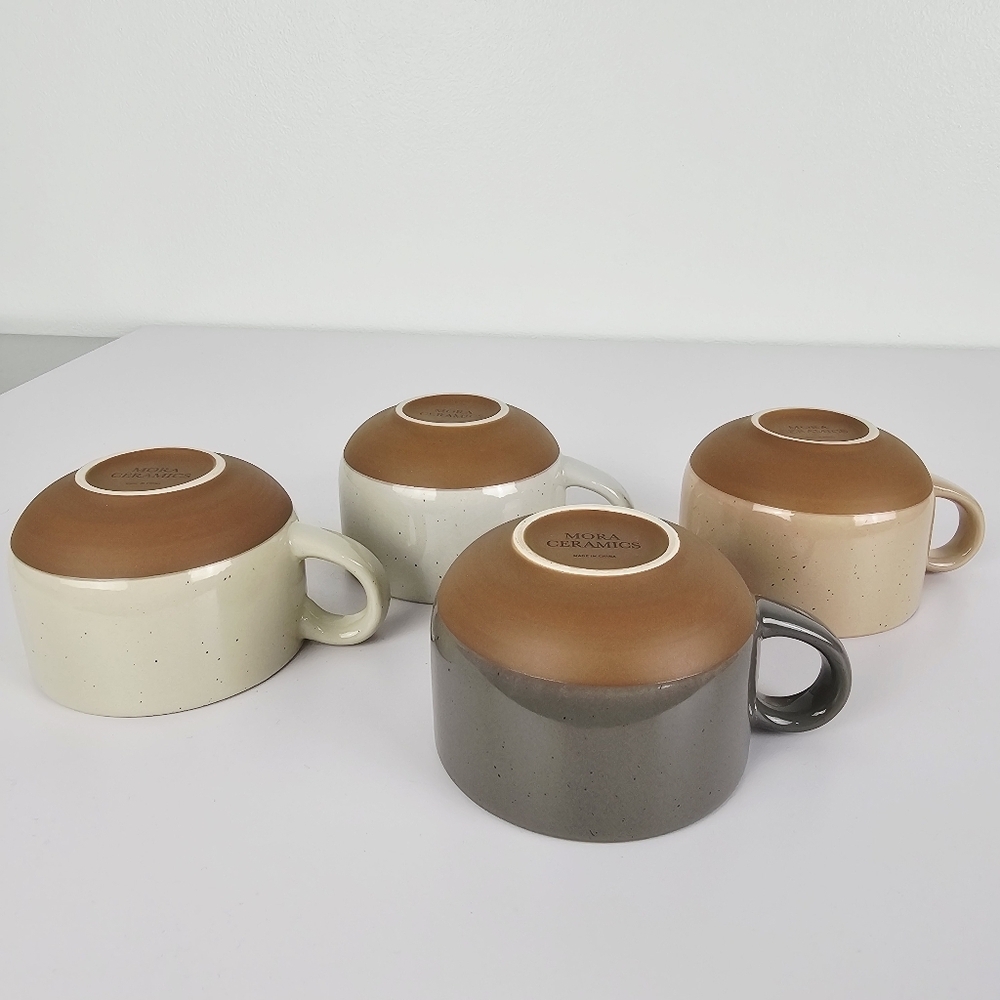Mora Ceramics Stoneware Espresso Mugs - set of 4 - Picture 10 of 11